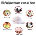 thumbnail image 5 of Sombrero de pescador con protección solar ajustable con circunferencia de cabeza de 55 a 58 cm, gorro de pescador con protección solar y protección ultravioleta para mujer, 5 of 5