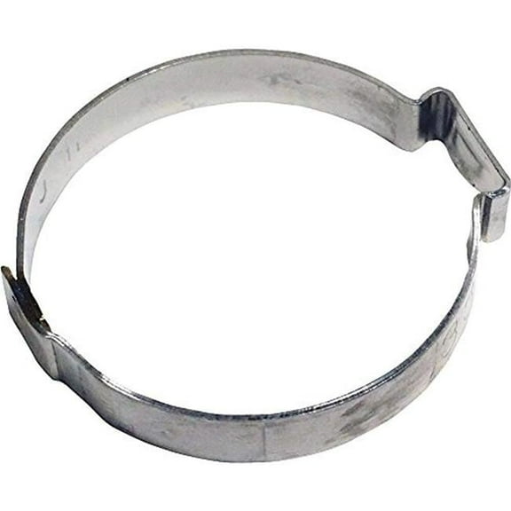 ZyduzscAB Pinch Clamp Pipe Clamp 1 Inch Stainless Steel - 10 Pack, 1 In. Diameter, Silver