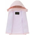 thumbnail image 4 of Kids Waterproof Rain Jacket Detachable Hood Lightweight Raincoats for Boys Girls Windbreaker Coat, 4 of 8