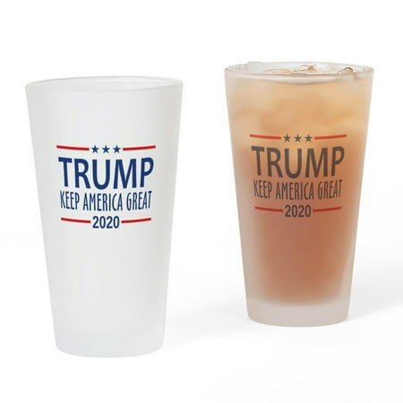 CafePress - Trump Keep America Great 2020 - Pint Glass, Drinking Glass, 16 oz. CafePress