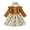 Brown, variant on Girls Dress Christmas Gift Little Girl Dresses Winter Leopard Floral Print Dress Kids Long Sleeve Dress Ruffle Bow Button Princess Dresses with Headband Outfit Save Big