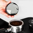thumbnail image 3 of 58mm Stainless Steel Coffee Tamper Coffee Bean Press Tool Four Angled Slopes Base Black, 3 of 8