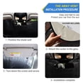 thumbnail image 3 of Panda Bamboo Leaves Automotive Front Car Windshield Sun Shade Reflector Foldable for Front Fit for Cars Truck SUVs, 3 of 8