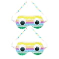 thumbnail image 1 of Shisuyan 2Pcs Birthday Party Supplies Paper Masks Pinata Eye Masks for Family Gathering Fun, 1 of 8