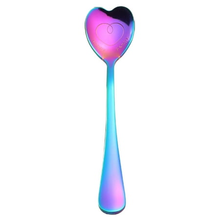 

SIEYIO Antipasto Spoon Sugar Mixing Spoon for Creative Heart Shape Coffee Spoon Souvenir Gadget Kitchen Utensil Dishwasher Frie