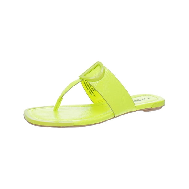 DKNY Womens HALCOTT Thong Open Toe Slide Sandals