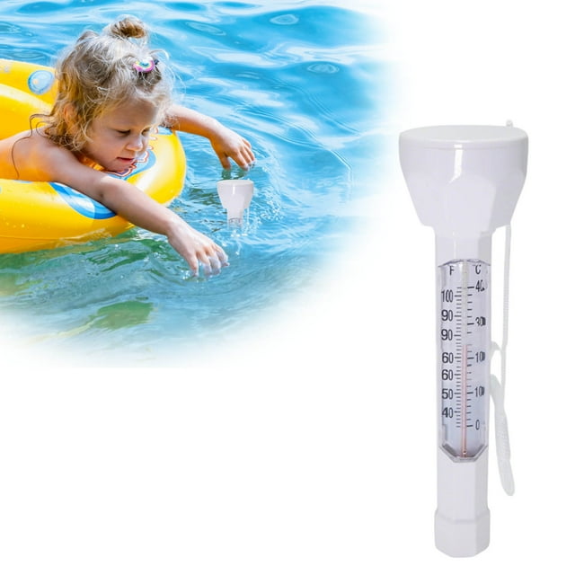 uhnmki Portable Swimming Pool Float Water With Rope Easy To Read For Outdoor And Indoor Swimming Pools And Spas 10ml