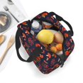 thumbnail image 4 of Lsque Autumnal Forest Pattern Lunch Bag Women/Men Insulated Lunch Box,Small Leakproof Cooler Food Lunch Containers Reusable High Capacity Lunch Tote Bags, 4 of 6