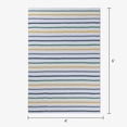 thumbnail image 6 of Mainstays Kids Tufted Yellow and Green Stripe Washable Area Rug, 4' x 6', 6 of 6
