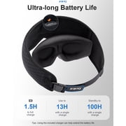 Sleep Mask with Bluetooth 5.4 Headphones – FACEMOON 3D Blackout Eye Cover, Zero Eye Pressure