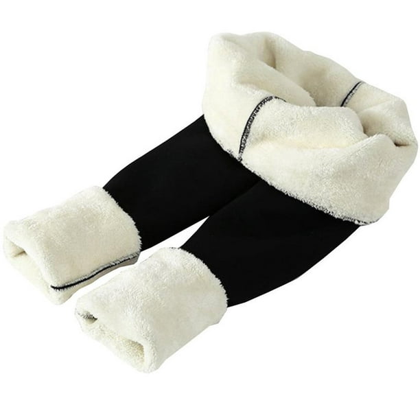Leggings Winter Thermal Warm Fleece Lined Leggings For Women Thick Fur  Lined Tights Sleek Women Warm Leggings Christmas Gift 