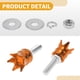 thumbnail image 5 of Tornillos de Placa de Licencia Universales para Motocicleta M6 de Unique Bargains, Cubierta de 40 mm, Kit de Tornillos de Placa de Licencia Antirrobo, Marco de Tornillo de Aluminio Naranja, 4 Pcs, 5 of 6