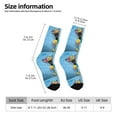 thumbnail image 6 of Uemuo Prague Ratter Dog in Bathtub Pattern Women's Crew Socks, Soft Durable Breathable Moisture-Wicking with Odor Control Cotton socks, 6 of 9