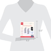 RCA OTC Behind-the-Ear Hearing Aids with Charging Case, Beige