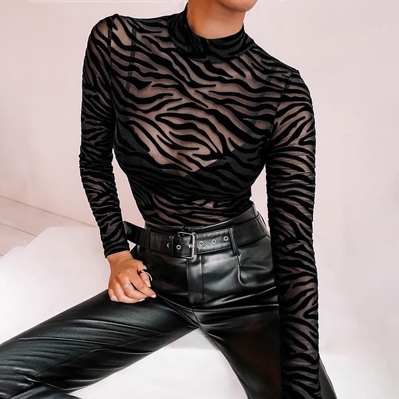 black roll neck long sleeve jumpsuit
