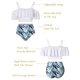 thumbnail image 3 of S, trajes de baño con control de abdomen para mujer, hombros descubiertos, 3 of 4