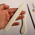 thumbnail image 2 of 6 inch Real Bone Folder, Genuine Bone Folders Origami Paper Creaser Scoring Folding Creasing Crafting Tool Set,1pc, 2 of 5