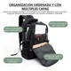 thumbnail image 5 of Mochila Escolar Viaje Bolsa Para Laptop 15.6 pulgadas Hombres Y Mujeres Antirobo Negra Mochila Bigview Bp02 34 L, 5 of 8