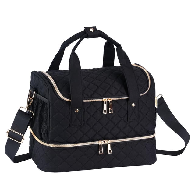 Estuche organizador de esmaltes de uñas GR69N con capacidad para 50 botellas, color negro