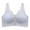 A_ Light Blue, variant on SMihono Scalloped Daisy Bras for Older Women 2025 Plus Size Front Closure Bras No Underwire Front Button Bra Comfy Soft Push up Bras Pink XXL