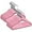 Pink, variant on Baby Hangers Velvet 100 Pack - Baby Felt Hangers Non Slip Toddler Hanger Childrens Hanger for Kid