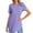 Purple, variant on Women's Short Sleeve Tops Summer Casual Knit Loose Flowy Curved Hem Crew Neck Shirts Soft Breathable Blouses (XL, Purple)