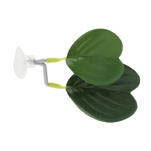 Unique Bargains Betta Fish Bed Betta Leaf Bed Betta Hammock Pad w/ Suction Cup Betta Fish Supplies Aquarium Decor Green