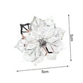 thumbnail image 5 of Cheers.US 6Pcs Alloy Napkin Rings, Hollow Out Flower Napkin Ring Holders for Wedding Party Holiday Banquet Dinner Delicate Napkin Rings Decor Favor, 5 of 6
