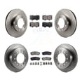 thumbnail image 1 of Transit Auto Front Rear Disc Brake Rotors and Semi-Metallic Pads Kit for Car Toyota 4Runner FJ Cruiser K8F-103092, 1 of 11