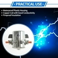 thumbnail image 3 of Unique Bargains 1 Set Golf Cart Solenoid Relay 12V 4 Terminal Relay for CAT Durable Metal, 3 of 6