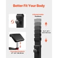 thumbnail image 3 of VEVOR Banc de Boucles Prédicateur Réglable Machine de Gym à Domicile Équipement de Barre, 3 of 9