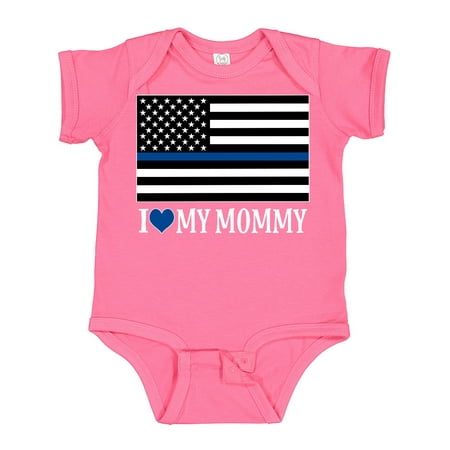 

Inktastic Police Officer Mommy Law Enforcement Boys or Girls Baby Bodysuit