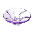 thumbnail image 3 of Aurum Crystal AU51938, 12'' Dia Sprayed Fruit Bowl Oklahoma, Novelty Designed Candy/Snacks Plate Amethyst, Centerpiece Dish with Geometrical Crystal Cut Design, Wedding Gift, 3 of 3