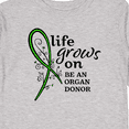 thumbnail image 4 of Inktastic Life Grows On- be an Organ Donor Boys or Girls Long Sleeve Toddler T-Shirt, 4 of 5