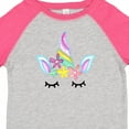 thumbnail image 4 of Inktastic Unicorn Face Girls Toddler T-Shirt, 4 of 5