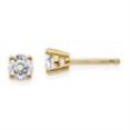 thumbnail image 2 of Auriga Fine Jewelry 14K Yellow Gold 5/8 cttw Round Lab Grown Diamond Stud Earrings for Women (Clarity- VS, Color-D-F), 2 of 6