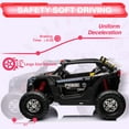 thumbnail image 3 of 2 Seater Ride on Truck with Remote Control, Kids Ride on UTV Car, 4WD Off-Road  with Spring Suspension, Headlights, 3 of 10