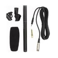 thumbnail image 2 of Professional Wired Metal ABS Microphone with XLR Cable and Windscreen for Camcorders, DSLR and Digital Cameras, 2 of 4