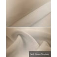 thumbnail image 6 of Beige Ombre Kitchen Valances for Windows Farmhouse Linen Window Valance Curtain for Living Room Window Treatment Khaki Modern Art Farmhouse Valance Rod Pocket Topper Drape, 42 x 18 Inch, 6 of 6
