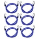 thumbnail image 1 of Uxcell 6Pcs Cordón Elástico con Ganchos 60" Cuerdas de Goma para Estribos de Camping al Aire Libre, Azul, 1 of 6