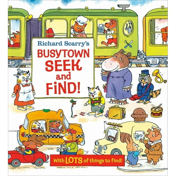 Richard Scarry's Busytown Seek and Find!, (Board Book)