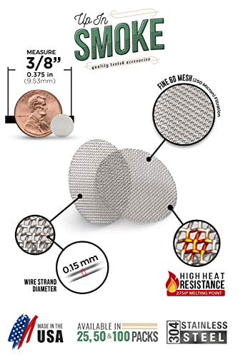 .812 304 Stainless Steel Premium Pipe Screen Filters Made in The USA 50 13/16 