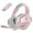 Pink, variant on NUBWO G06 Wireless Gaming Headset for PS5 PC Laptop Noise Cancelling Over Ear Headphones with Mic 48H Long Lasting Battery 2.4G BT Connection WirelessWired Headset Bass Surround Soft Earmuf