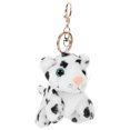 thumbnail image 1 of FELTECHELECTR Colgante de leopardo de las nieves de peluche, llavero de peluche, llavero de leopardo de las nieves de peluche, colgante para bolso, 1 of 6