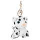 thumbnail image 1 of FELTECHELECTR Colgante de leopardo de las nieves de peluche, llavero de peluche, llavero de leopardo de las nieves de peluche, colgante para bolso, 1 of 6