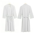 thumbnail image 2 of tredstone Women Water Absorption Bath Robe Solid Waffle Bathrobe Spa Home Dress Nightgown, 2 of 9