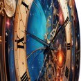 thumbnail image 3 of Designart "Metaphysical Horology in a Watch" Fashion Oversized Wall Clock, 3 of 6