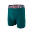 thumbnail image 5 of Aeropostale Mens Boxer Briefs 4 Pack Poly Spandex Performance Boxer Briefs Underwear(Black/Black/Charcoal/Green, Medium), 5 of 5