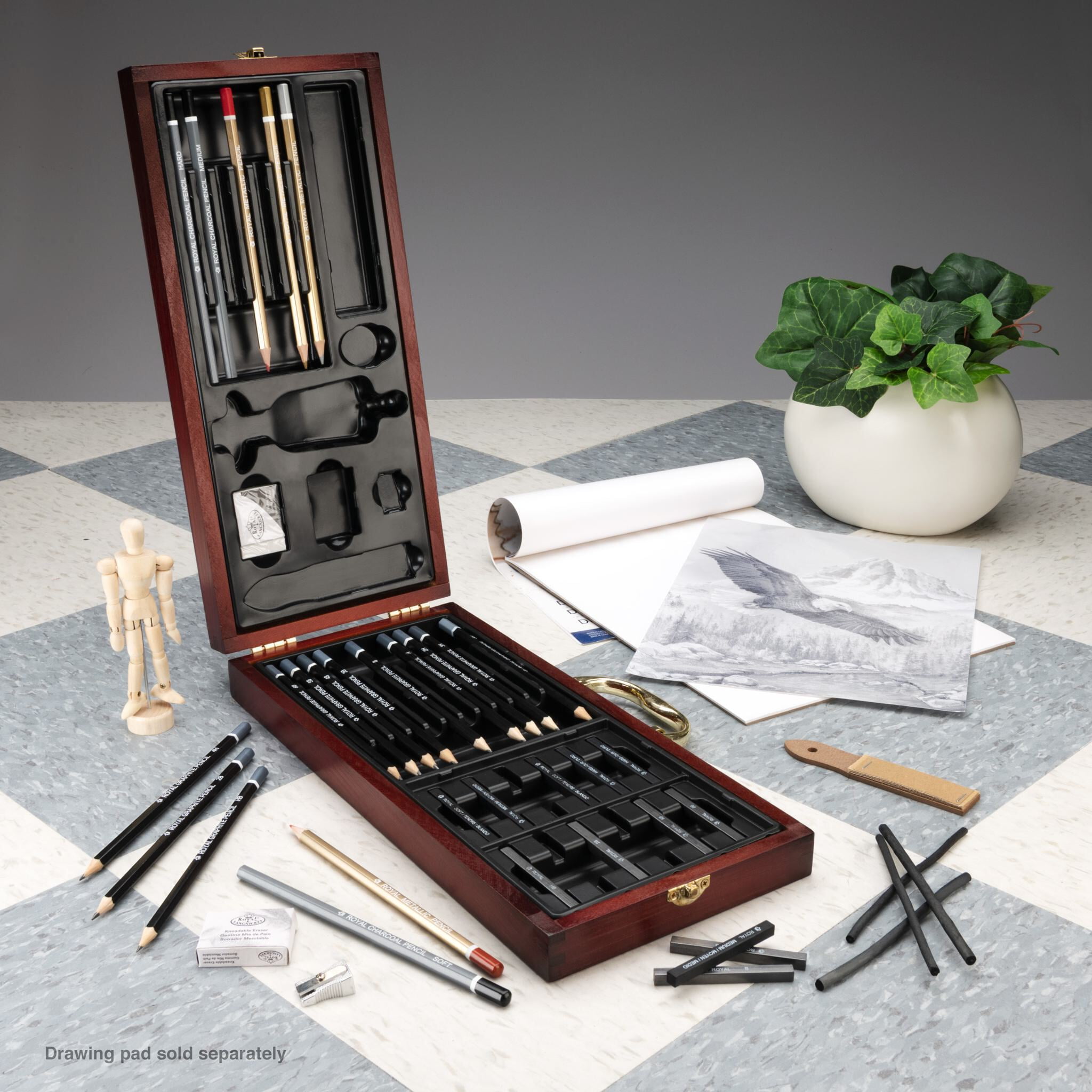 Royal & Langnickel Essentials™ 41pc Sketching Travel Art Set