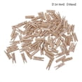 thumbnail image 2 of Yuarrent 100 piezas pequeñas clavijas de Clips de tela con resorte de Metal doméstico DIY manualidades decoración pinzas para la ropa fotos Decoración del hogar 7.2x1.8cm Yuarrent JJ9365-06, 2 of 6